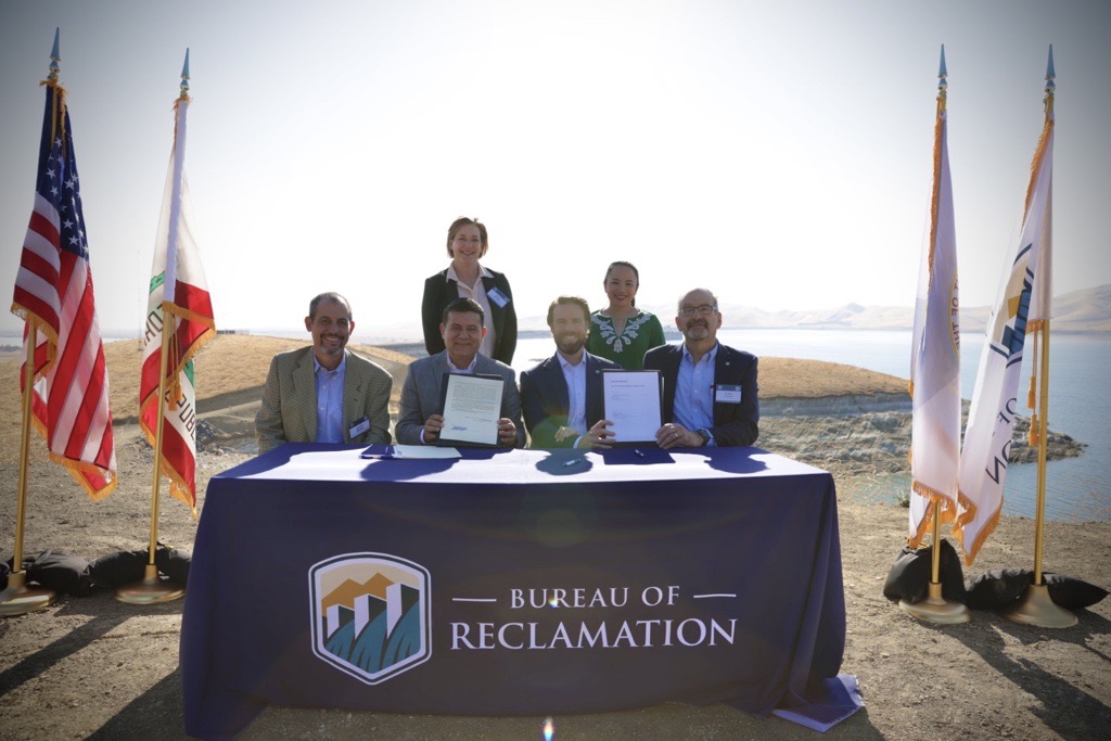 Signing of the Record of Decision and Notice of Determination for the B.F. Sisk dam raise at San Luis Reservoir